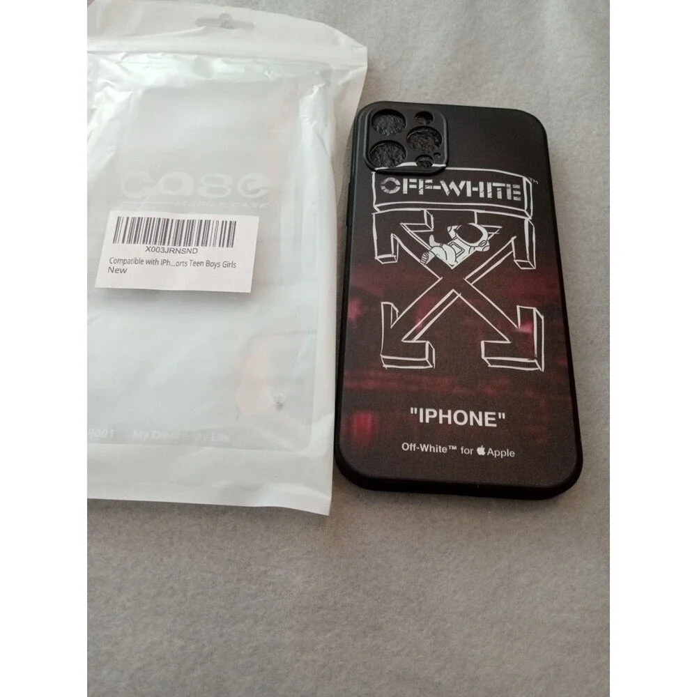 I Phone 15 pro Case Off White